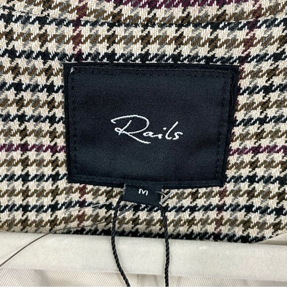NWT Rails Jac Blazer in Cambridge Plaid Size MEDIUM - Picture 5 of 14